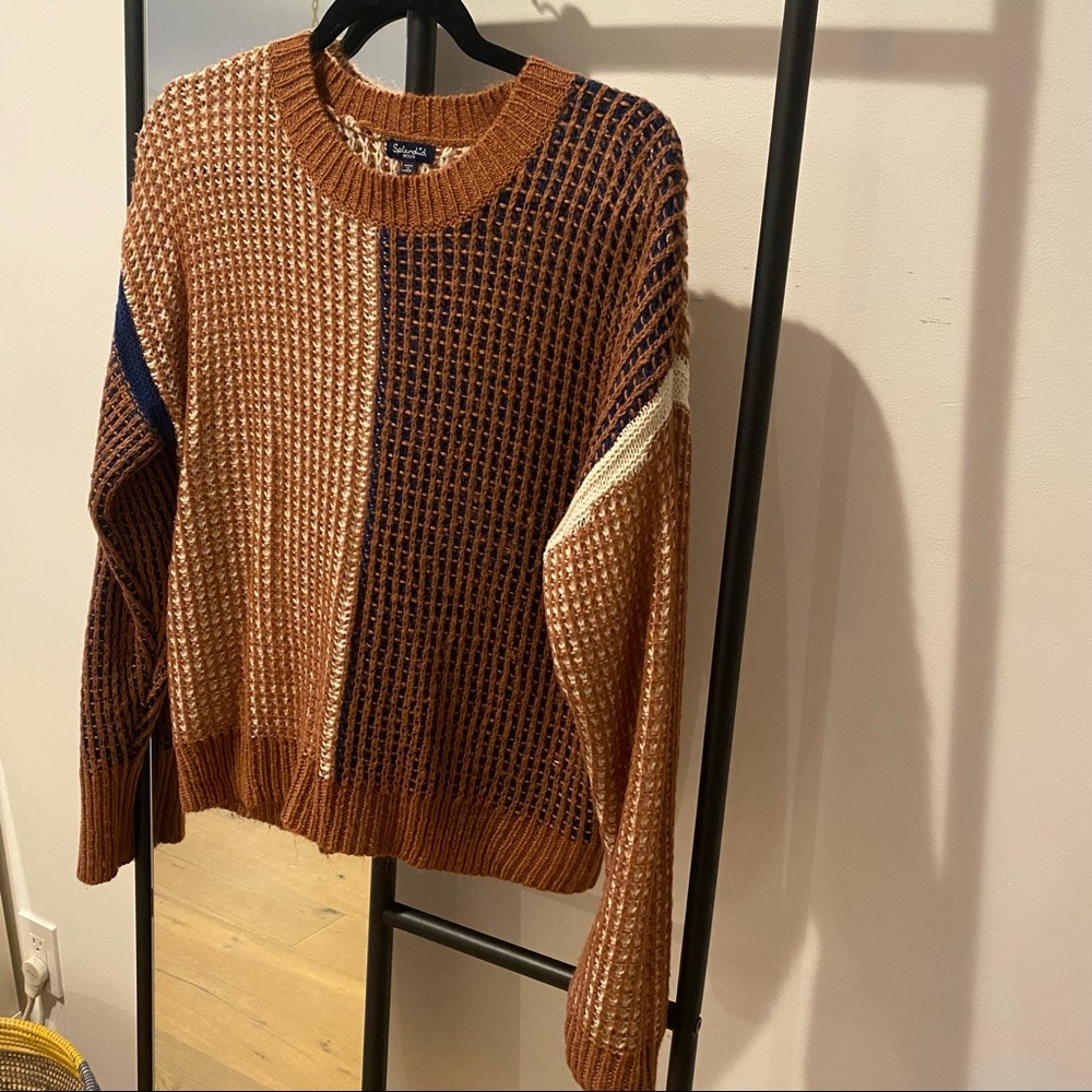 Splendid color block sweater